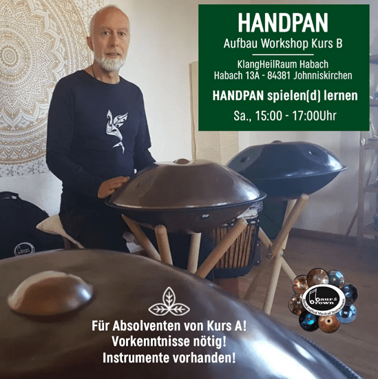 Handpan Aufbau Kurs B